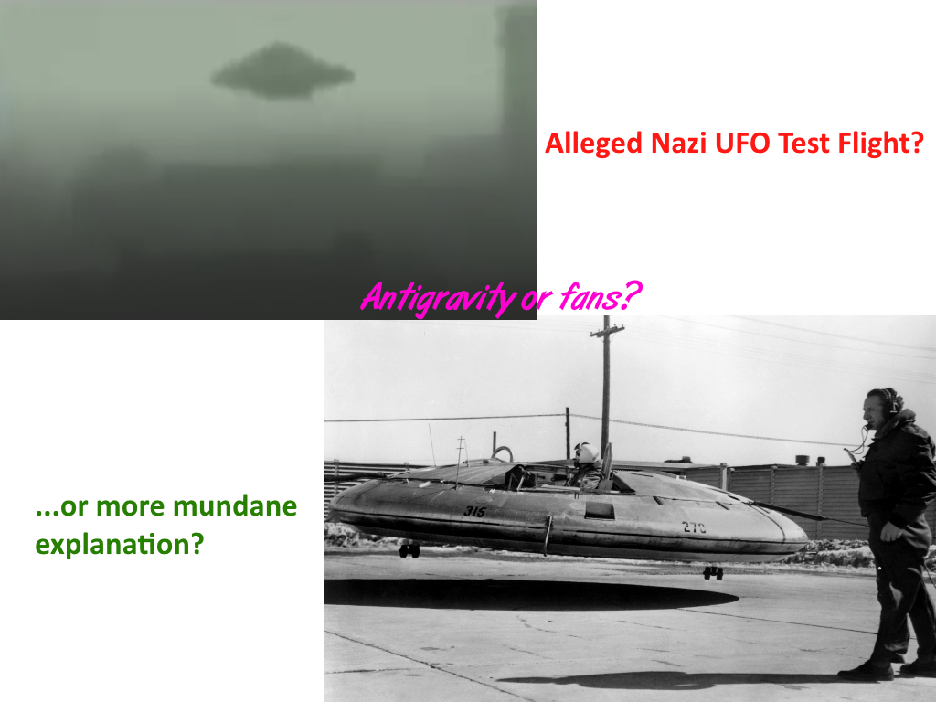 1939 Alleged Nazi UFO Flying Saucer Test Flight
