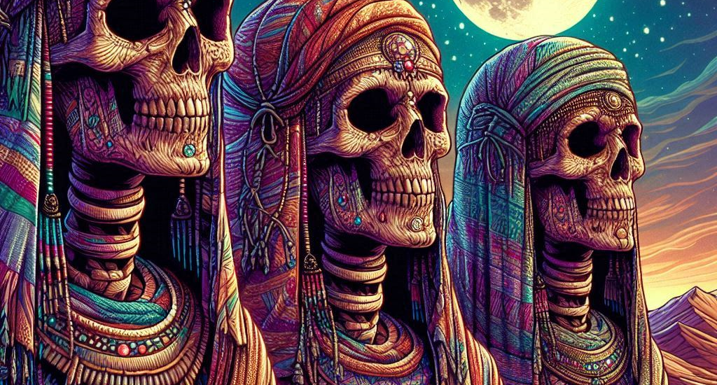 Peru Alien Mummies artistic illustration