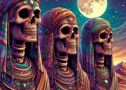 Peru Alien Mummies artistic illustration